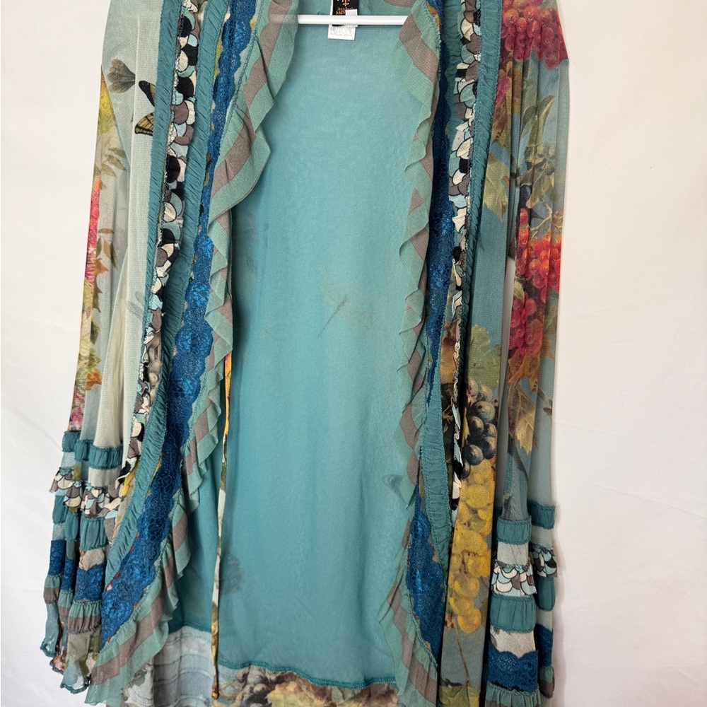 Jean Paul Gaultier Soleil Sheer Vintage Cardigan - Picture 2 of 14